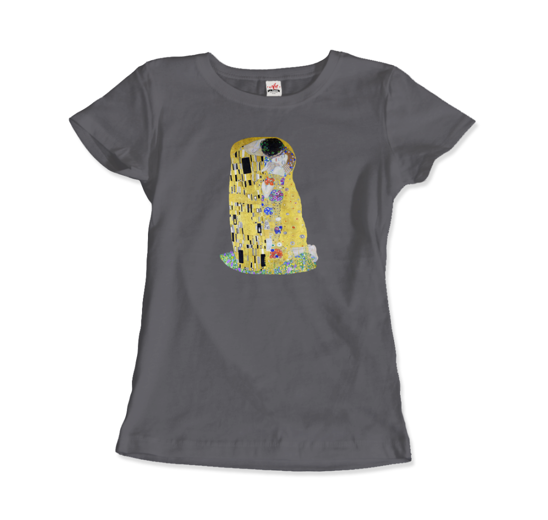 Gustav Klimt The Kiss (or The Lovers), 1908 Artwork T-Shirt-11