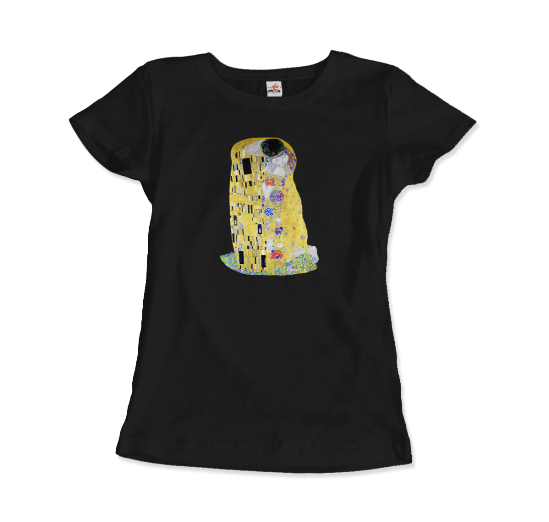 Gustav Klimt The Kiss (or The Lovers), 1908 Artwork T-Shirt-10