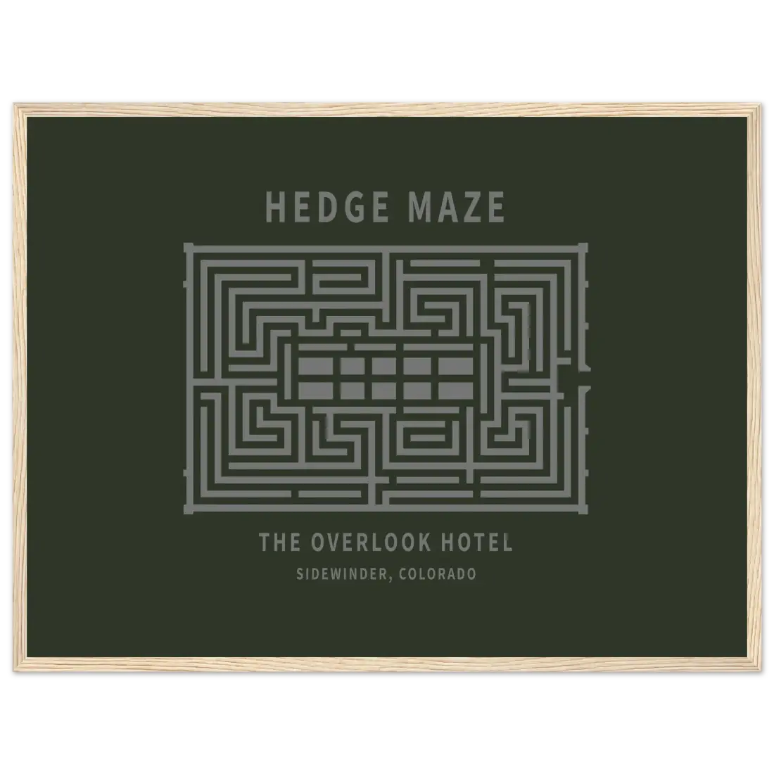 Hedge Maze, The Overlook Hotel - The Shining Movie Poster-0