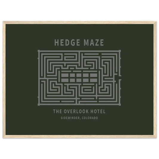 Hedge Maze, The Overlook Hotel - The Shining Movie Poster-0