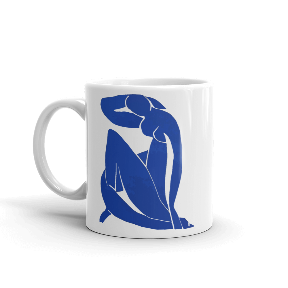 Henri Matisse Blue Nude 1952 Artwork Mug-0