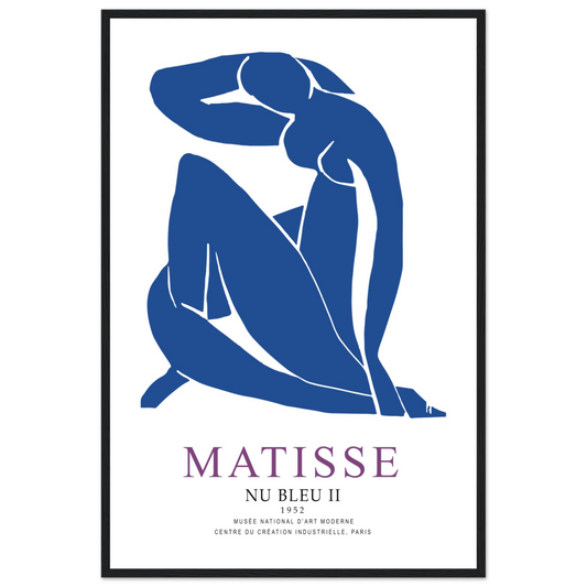 Henri Matisse Nu Bleu II (Blue Nude II) 1952 Artwork Poster-0