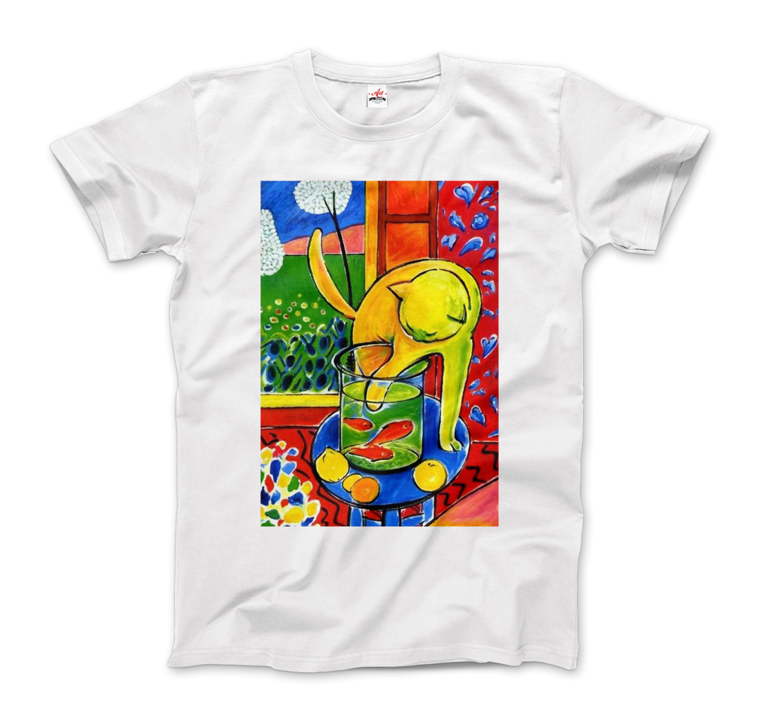 Henri Matisse The Cat With Red Fishes 1914 Artwork T-Shirt-4