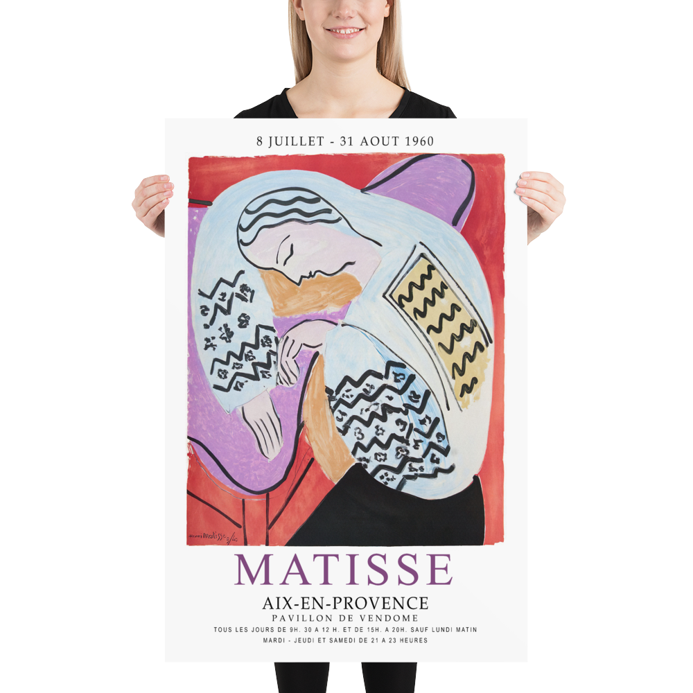 Henri Matisse The Dream - Aix-En-Provence Exhibition Poster-1