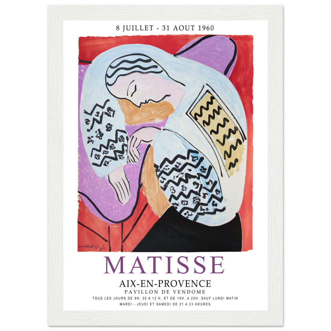 Henri Matisse The Dream - Aix-En-Provence Exhibition Poster-8