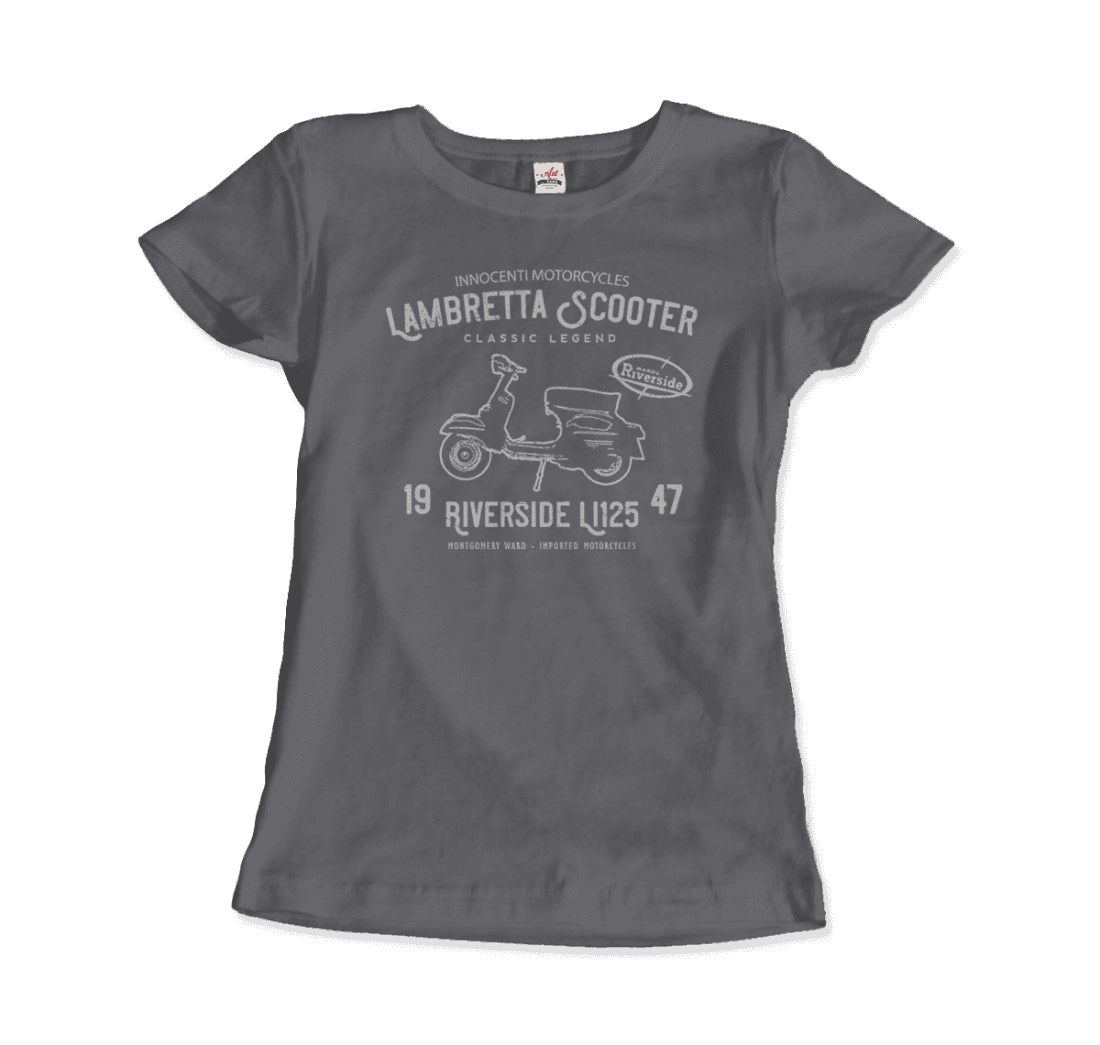 Innocenti Lambretta Scooter Riverside 1947 T-Shirt-16