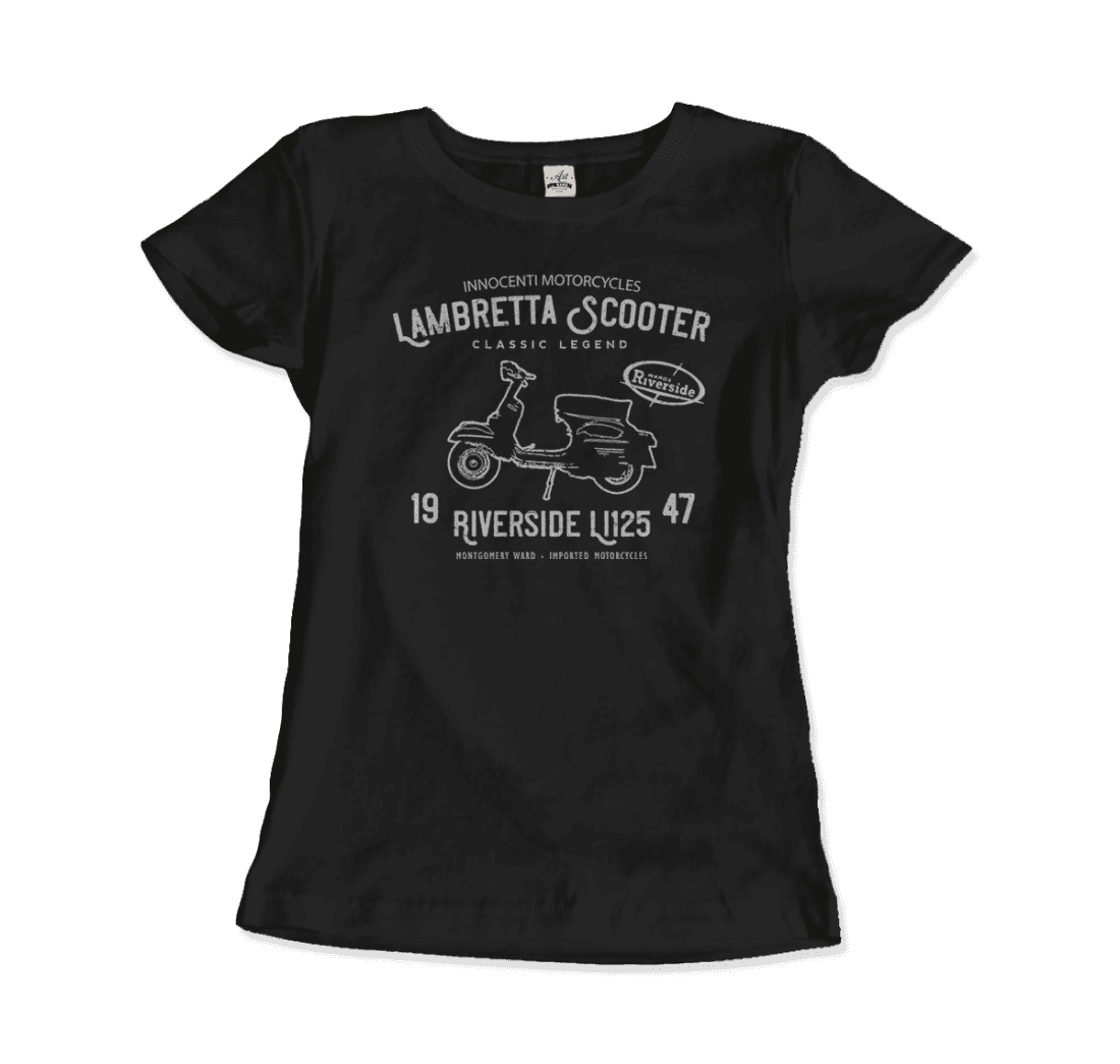 Innocenti Lambretta Scooter Riverside 1947 T-Shirt-2