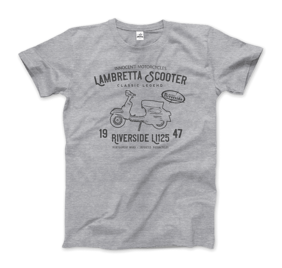 Innocenti Lambretta Scooter Riverside 1947 T-Shirt-8