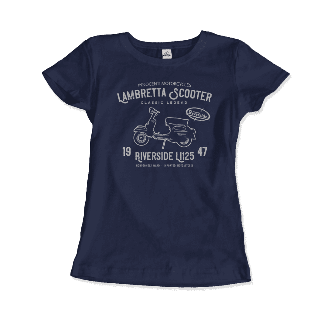 Innocenti Lambretta Scooter Riverside 1947 T-Shirt-13