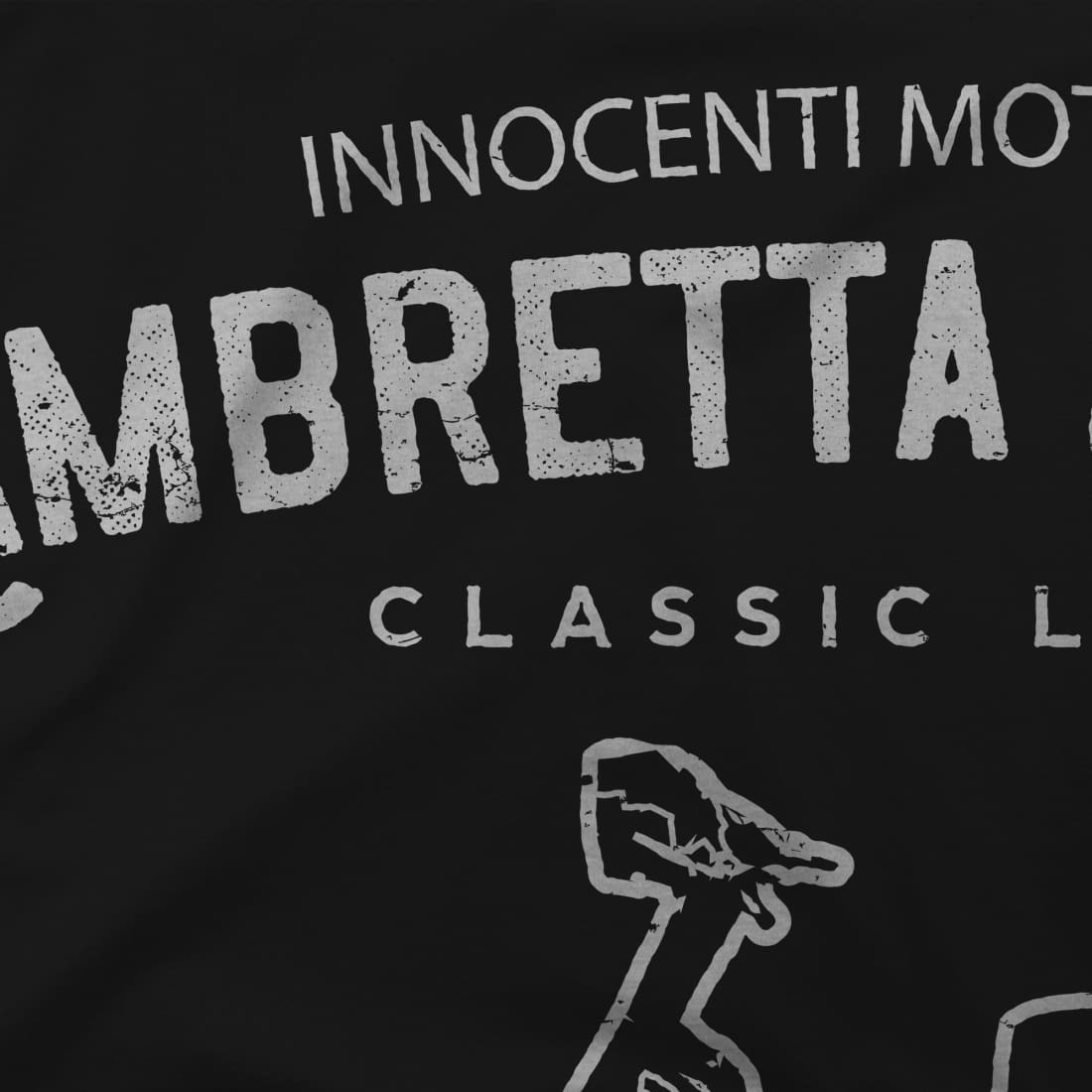 Innocenti Lambretta Scooter Riverside 1947 T-Shirt-1