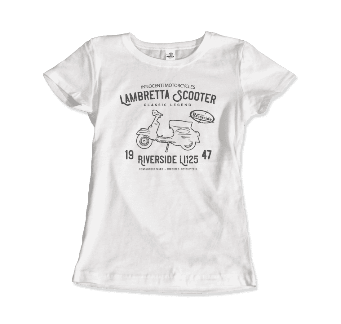 Innocenti Lambretta Scooter Riverside 1947 T-Shirt-4