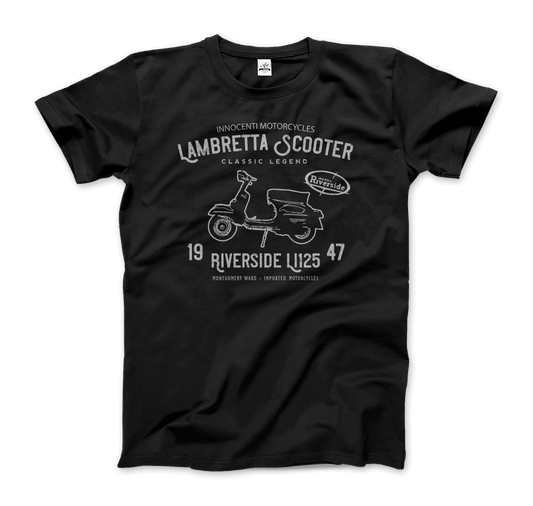 Innocenti Lambretta Scooter Riverside 1947 T-Shirt-0