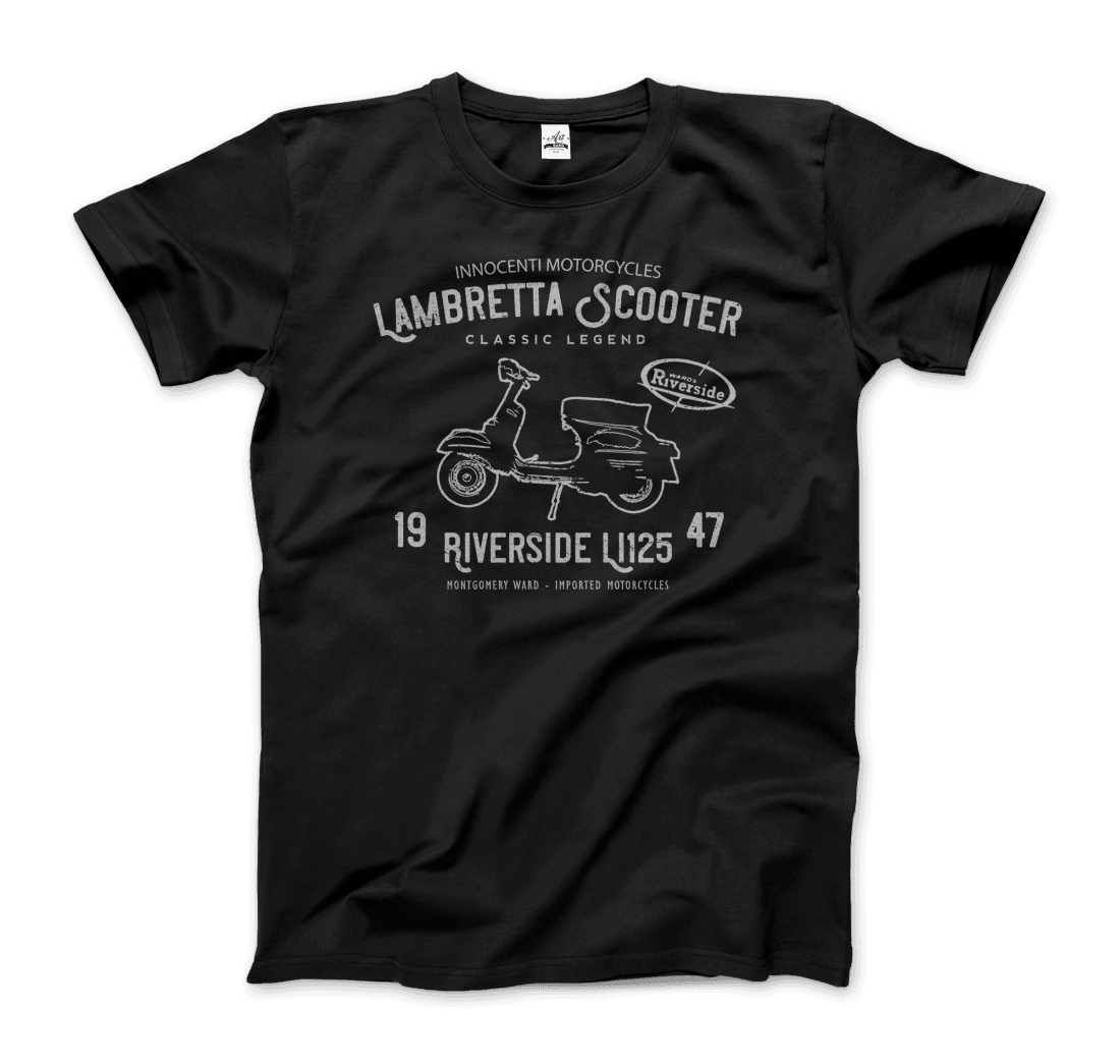 Innocenti Lambretta Scooter Riverside 1947 T-Shirt-5