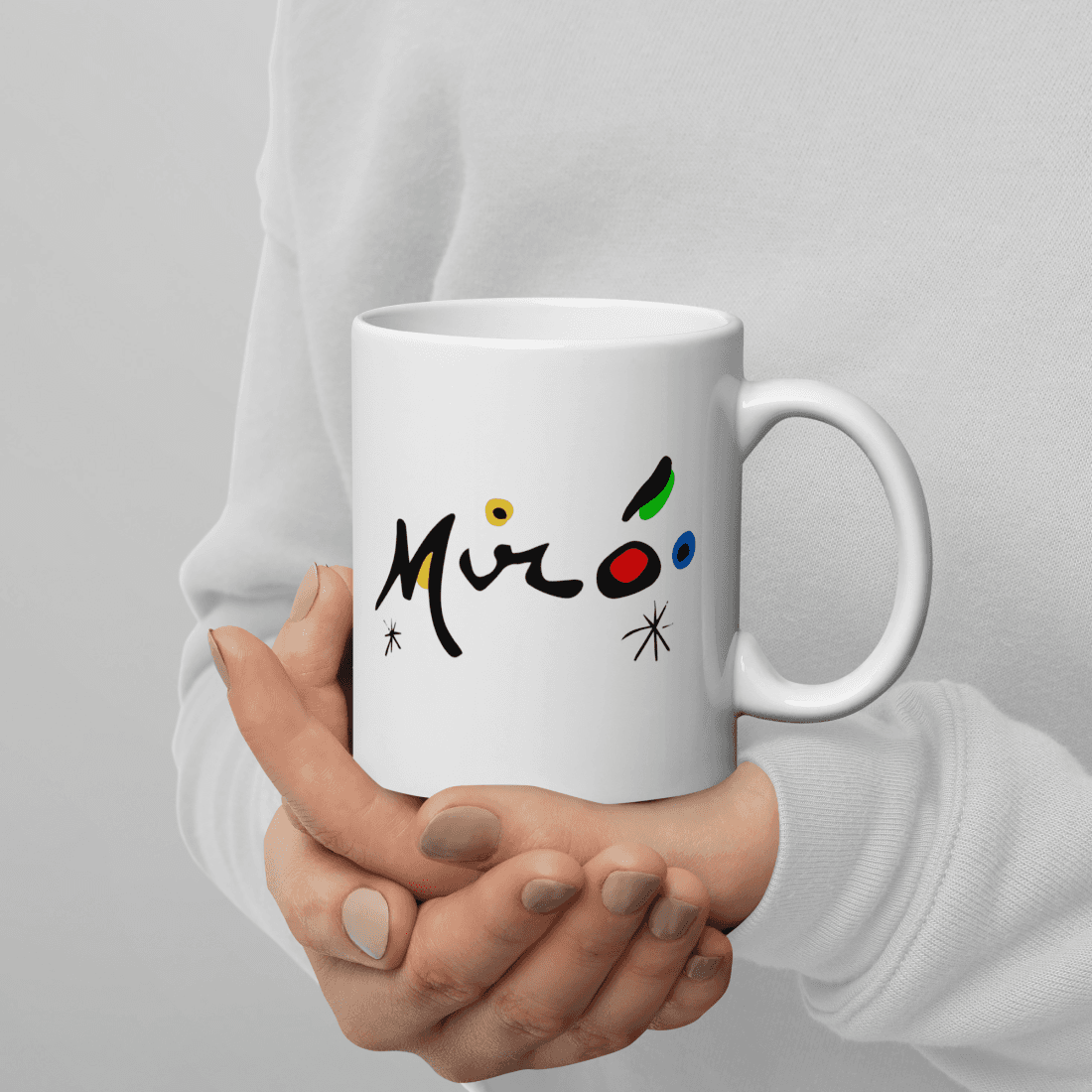 Joan Miro Colorful Signature Artwork Mug-4