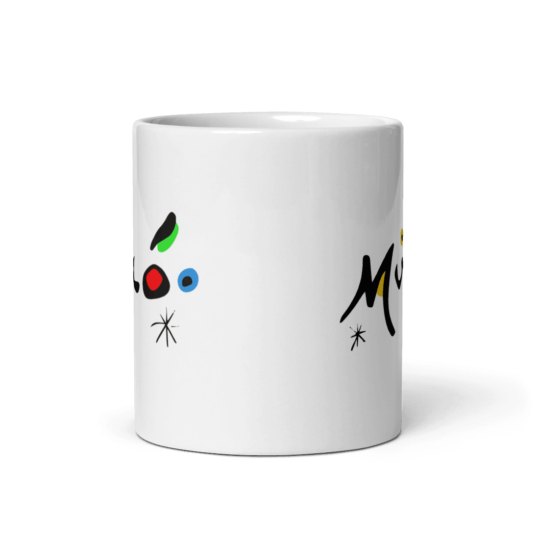 Joan Miro Colorful Signature Artwork Mug-1