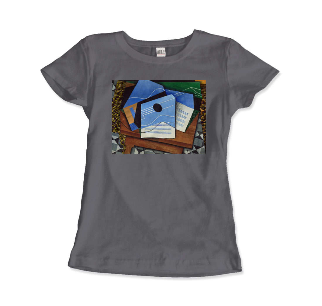 Juan Gris - Guitar on a Table, 1915 Artwork T-Shirt-2