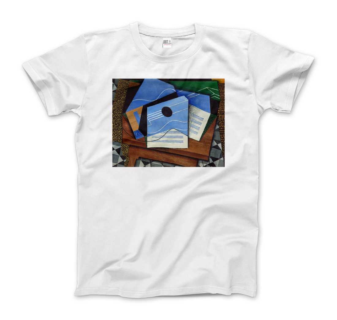 Juan Gris - Guitar on a Table, 1915 Artwork T-Shirt-3