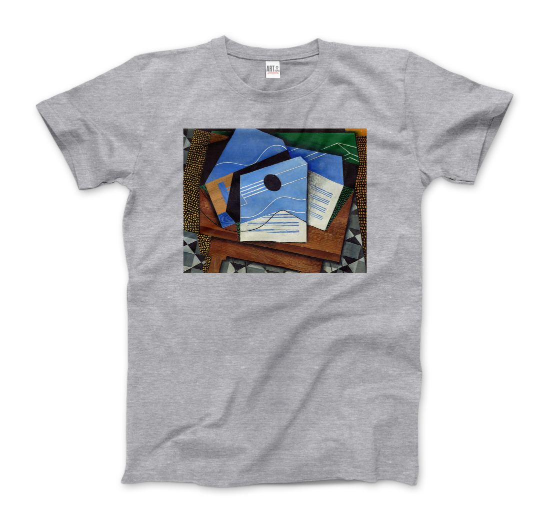 Juan Gris - Guitar on a Table, 1915 Artwork T-Shirt-6