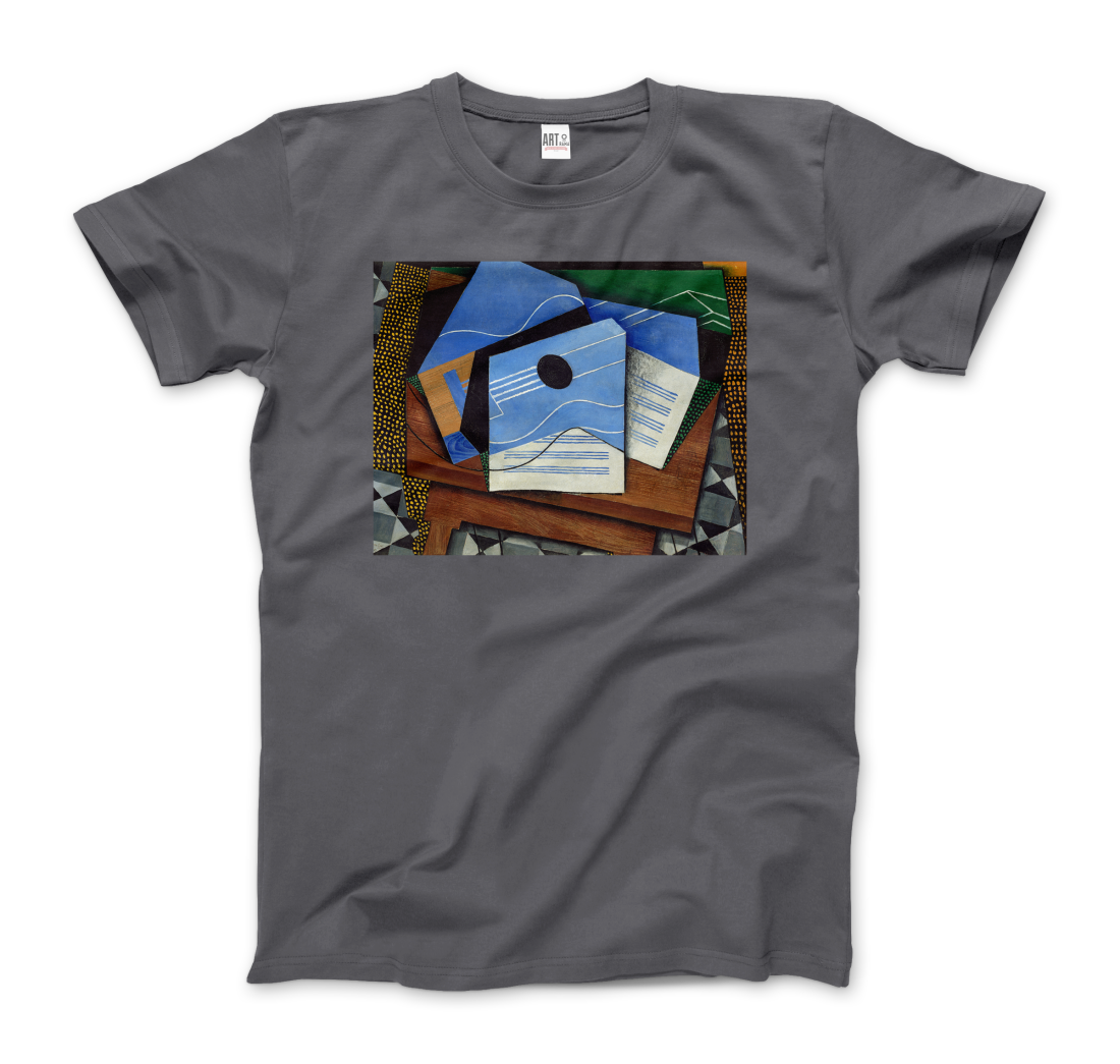 Juan Gris - Guitar on a Table, 1915 Artwork T-Shirt-0