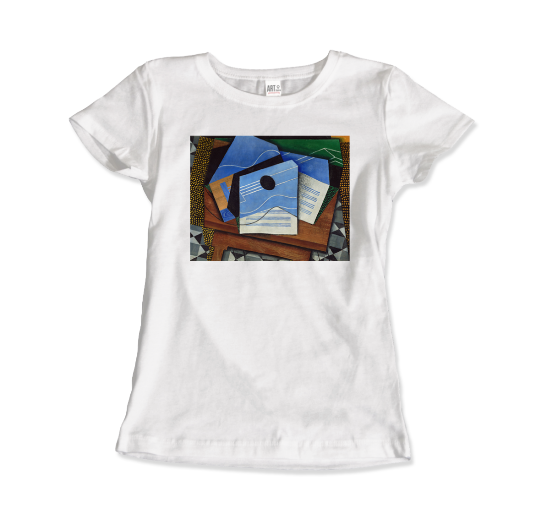 Juan Gris - Guitar on a Table, 1915 Artwork T-Shirt-4