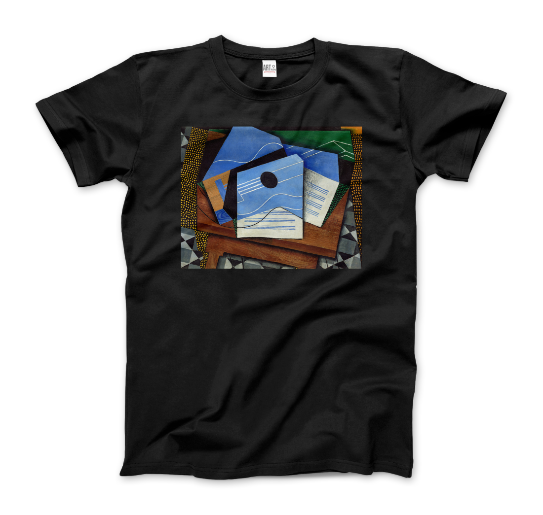 Juan Gris - Guitar on a Table, 1915 Artwork T-Shirt-5