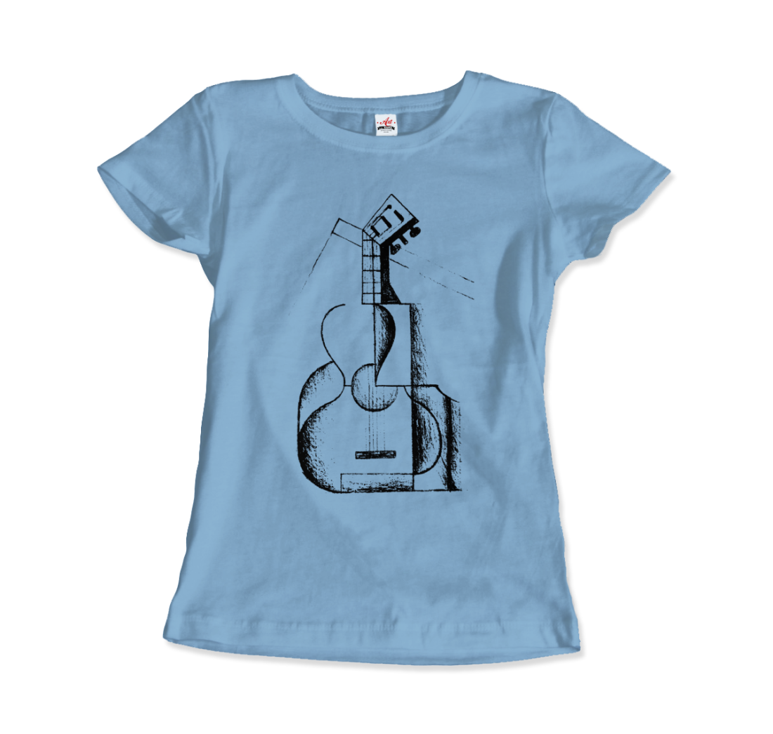 Juan Gris The Guitar 1912 Artwork T-Shirt-8