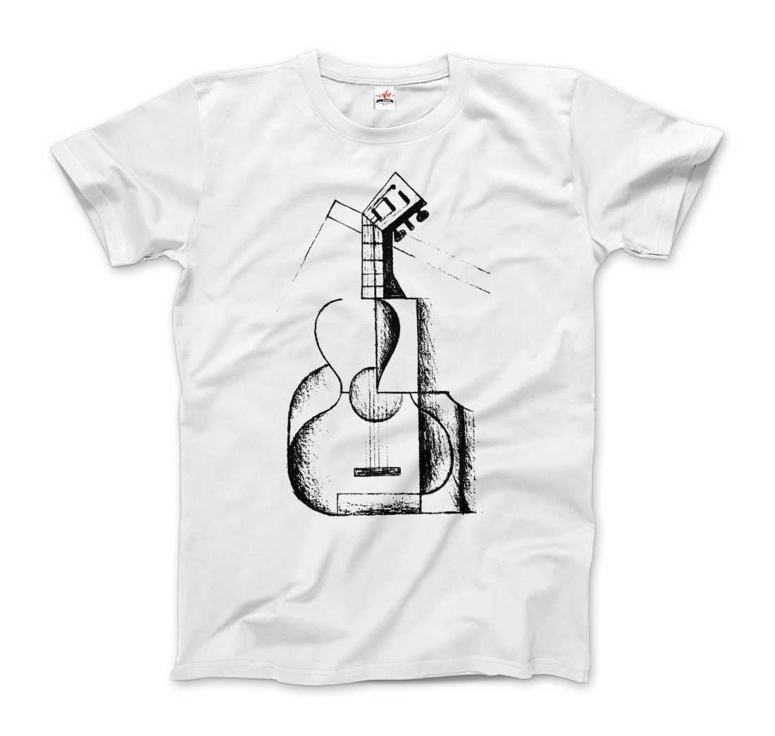 Juan Gris The Guitar 1912 Artwork T-Shirt-3