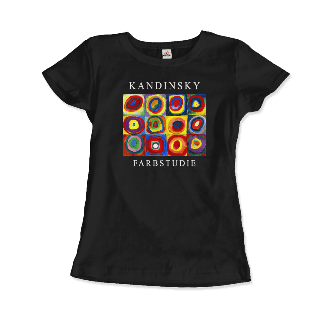 Kandinsky Farbstudie - Color Study, Squares with Concentric Circles, 1913 Artwork T-Shirt-1