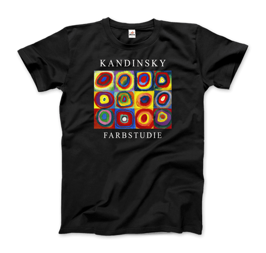 Kandinsky Farbstudie - Color Study, Squares with Concentric Circles, 1913 Artwork T-Shirt-0