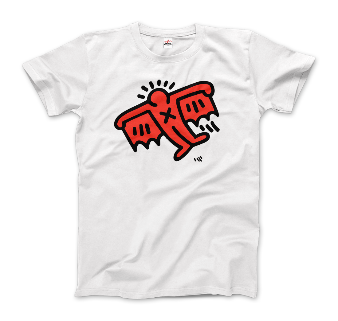 Flying Devil Icon, 1990 Street Art T-Shirt-5