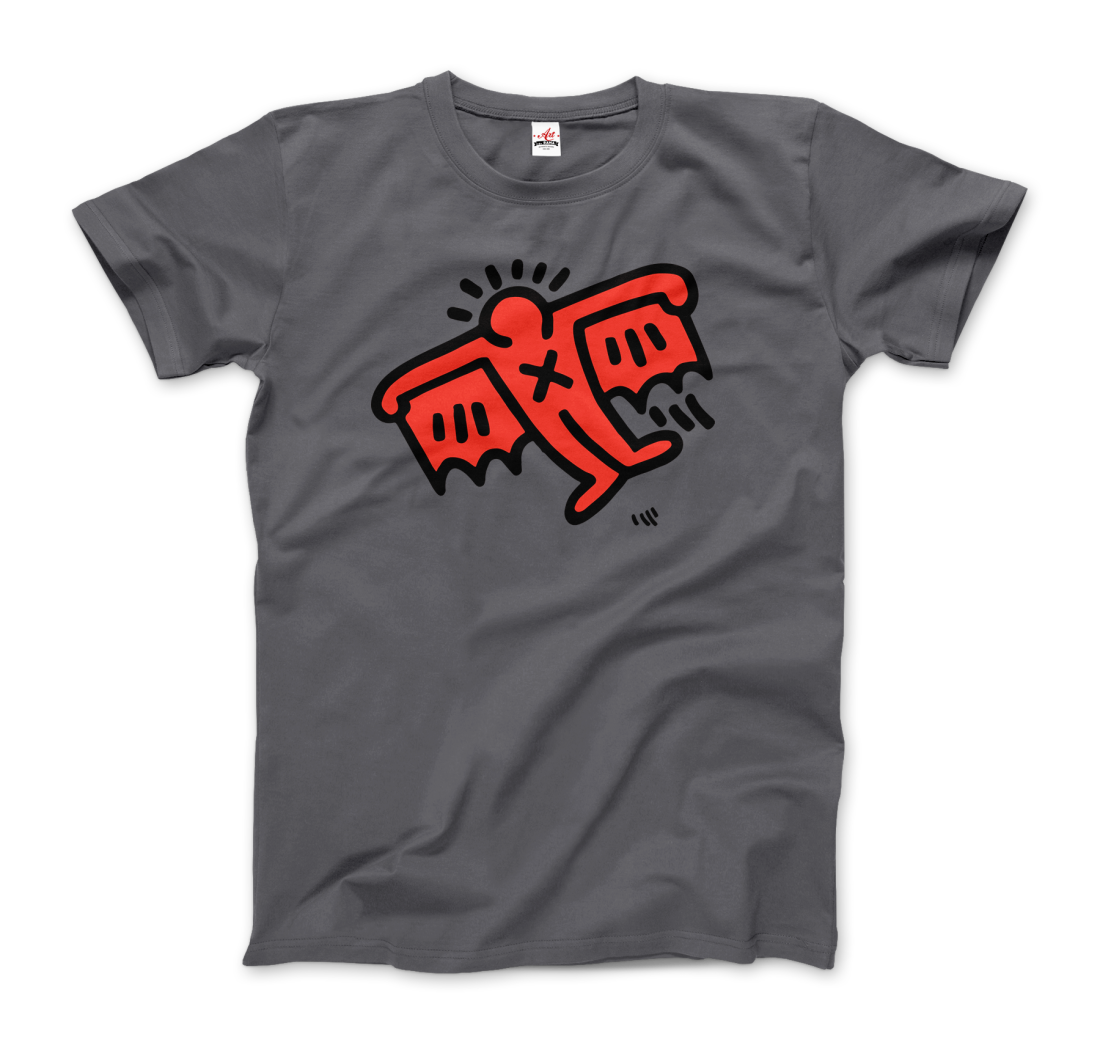 Flying Devil Icon, 1990 Street Art T-Shirt-8