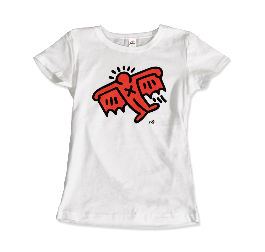 Flying Devil Icon, 1990 Street Art T-Shirt-10