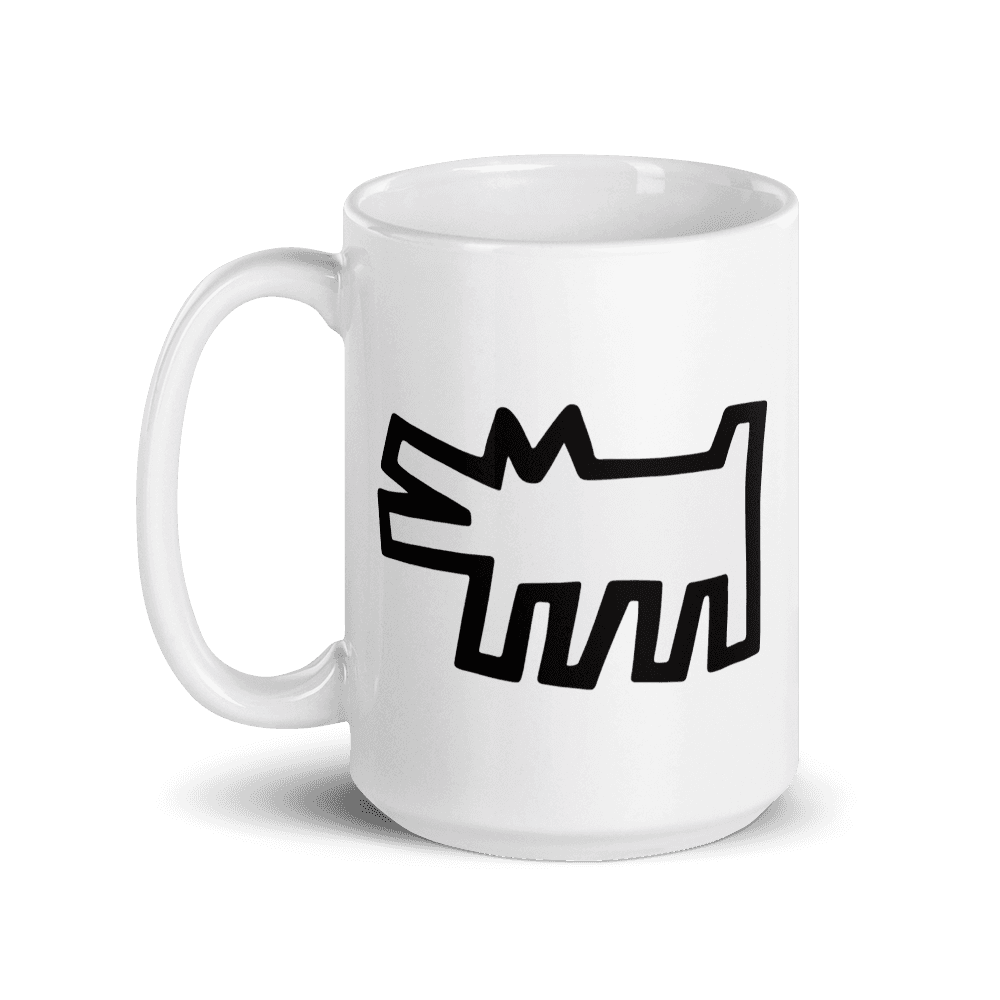 The Barking Dog Icon, 1990 Street Art Mug-5