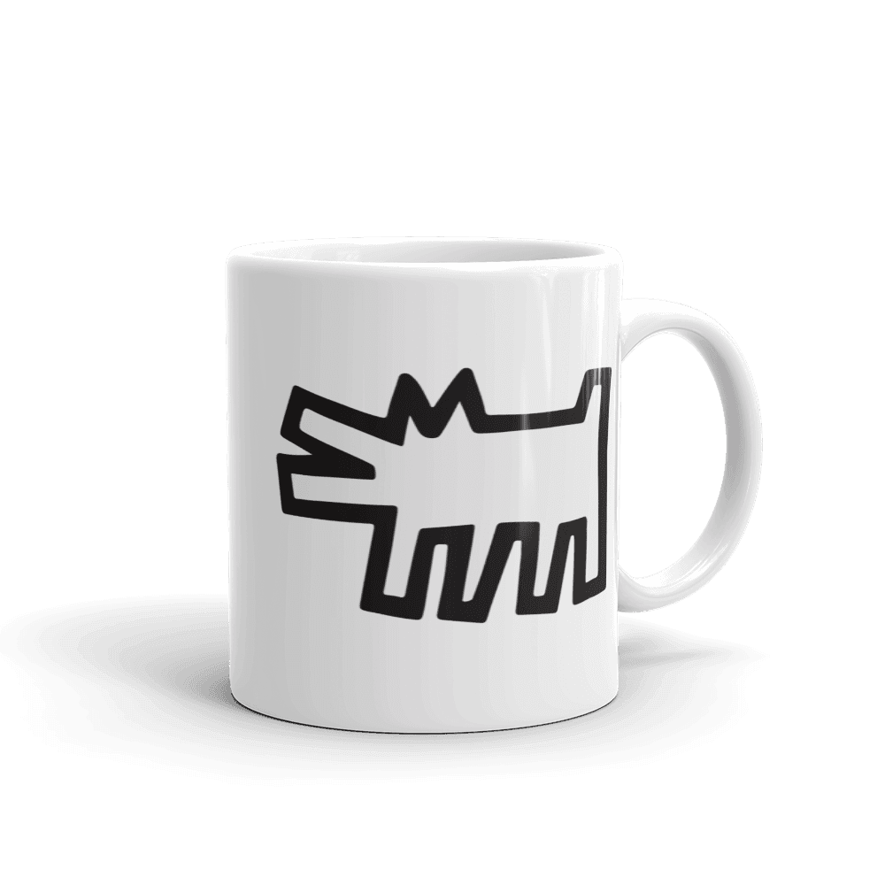 The Barking Dog Icon, 1990 Street Art Mug-2