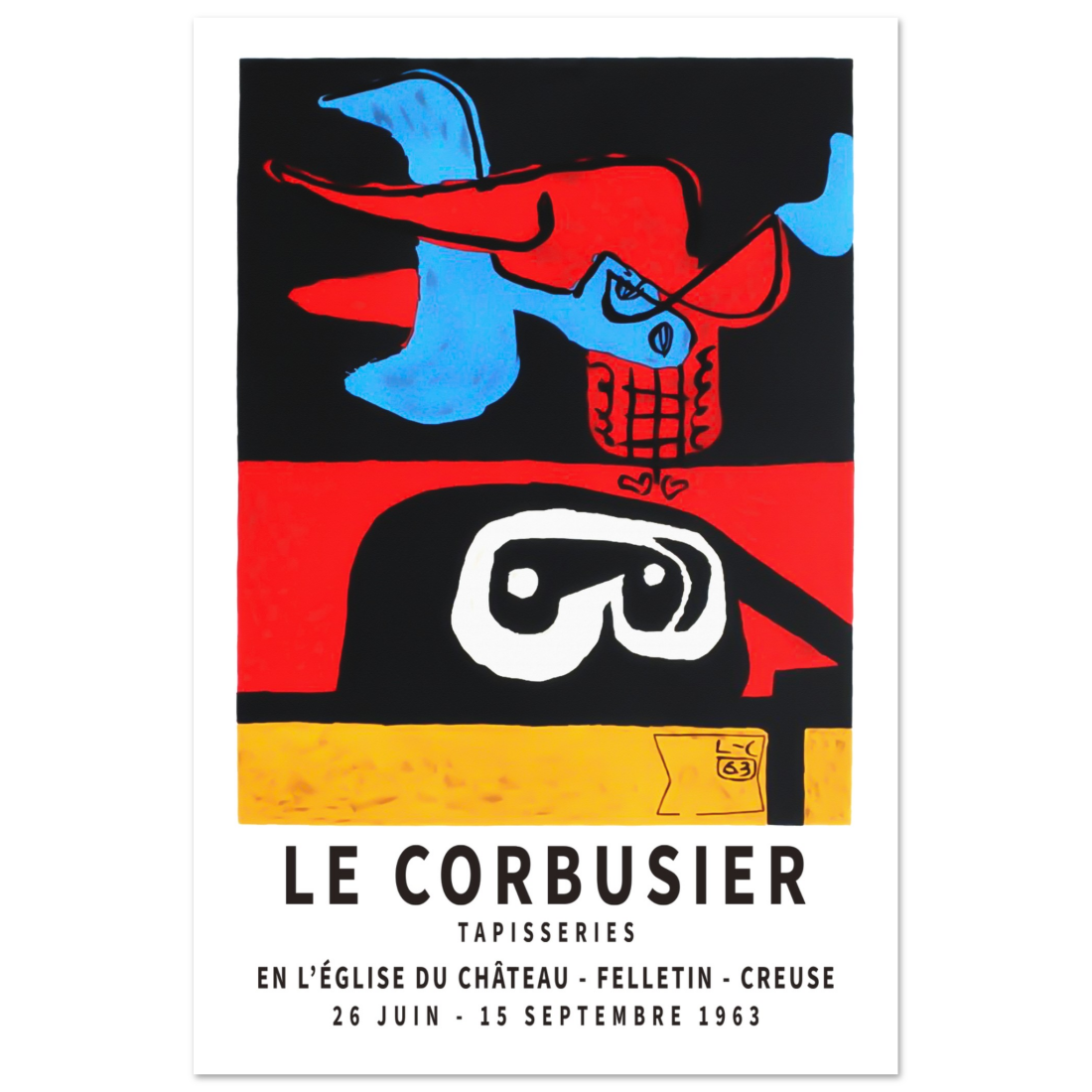 Le Corbusier 1963 Exhibition Artwork Poster-14