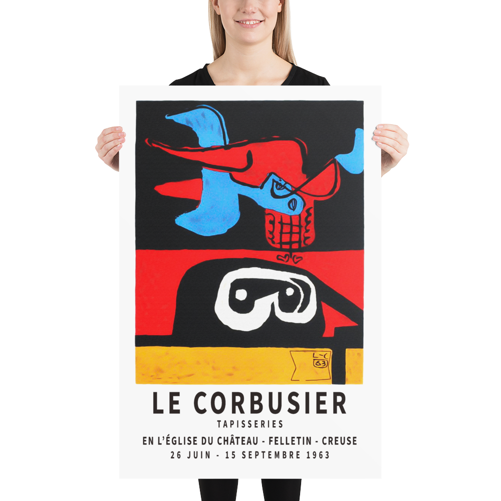 Le Corbusier 1963 Exhibition Artwork Poster-1