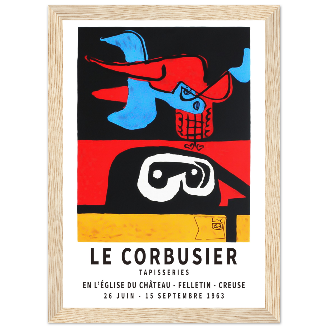 Le Corbusier 1963 Exhibition Artwork Poster-6