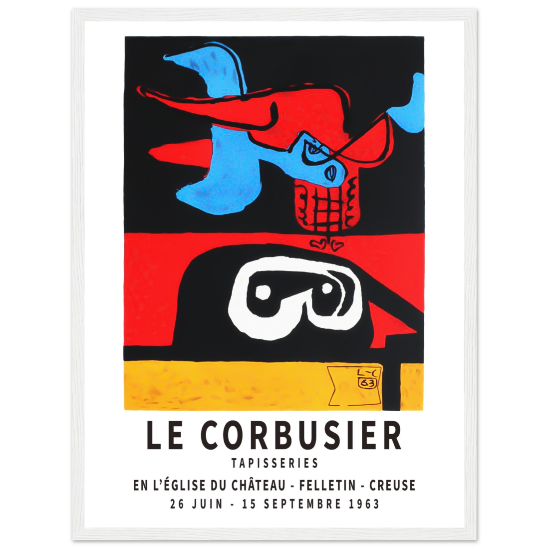 Le Corbusier 1963 Exhibition Artwork Poster-13