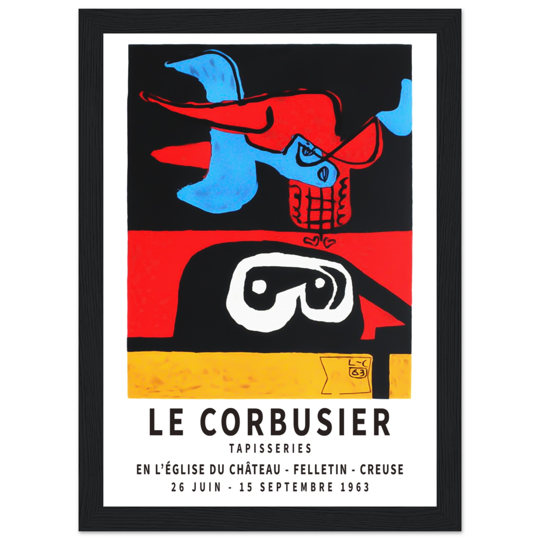 Le Corbusier 1963 Exhibition Artwork Poster-5