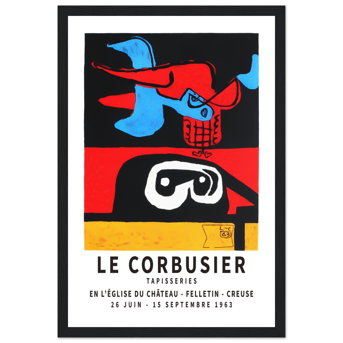 Le Corbusier 1963 Exhibition Artwork Poster-8