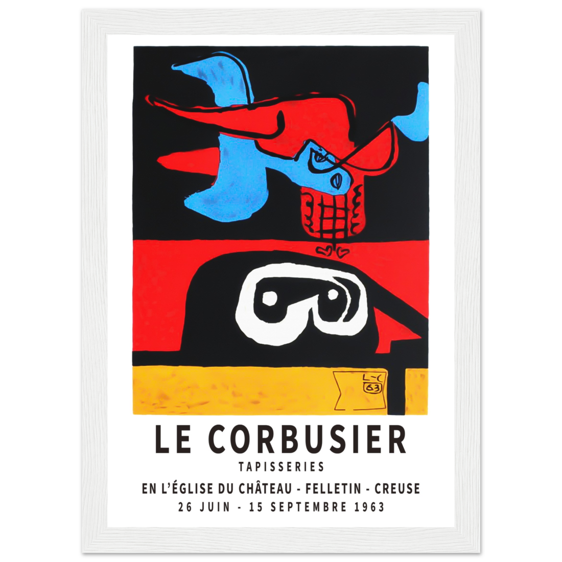 Le Corbusier 1963 Exhibition Artwork Poster-7