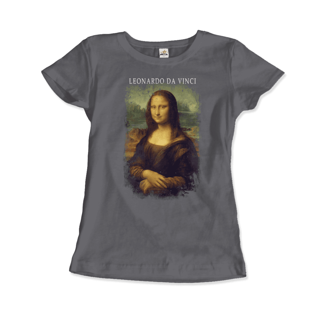 Leonardo Da Vinci, Mona Lisa, 1503~1519 Artwork T-Shirt-4