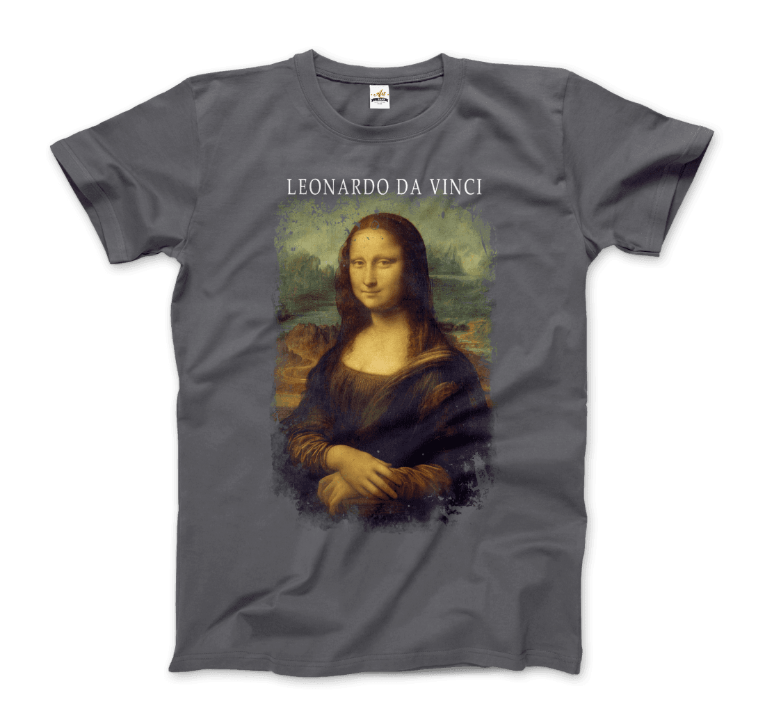 Leonardo Da Vinci, Mona Lisa, 1503~1519 Artwork T-Shirt-7