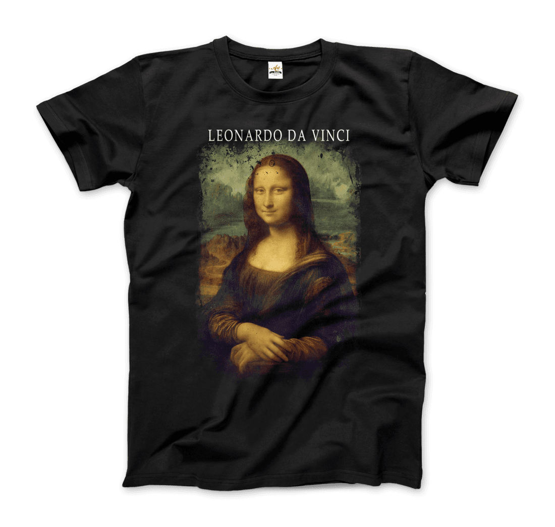 Leonardo Da Vinci, Mona Lisa, 1503~1519 Artwork T-Shirt-6