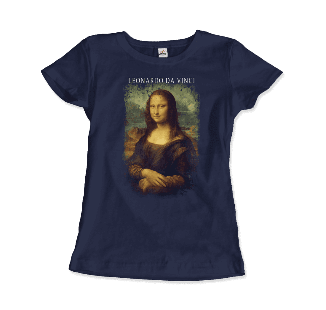 Leonardo Da Vinci, Mona Lisa, 1503~1519 Artwork T-Shirt-10