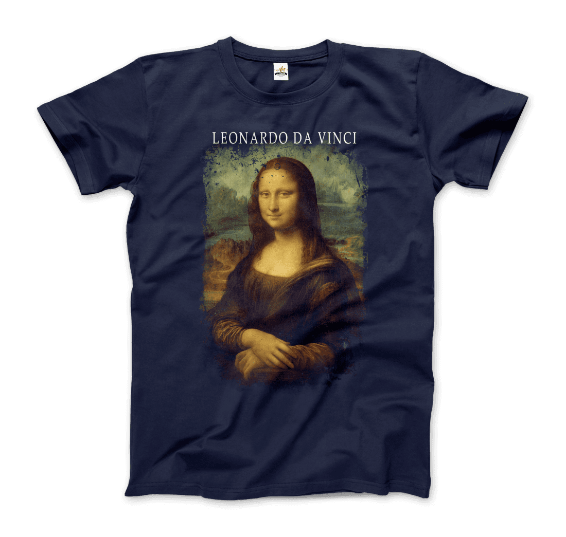 Leonardo Da Vinci, Mona Lisa, 1503~1519 Artwork T-Shirt-5