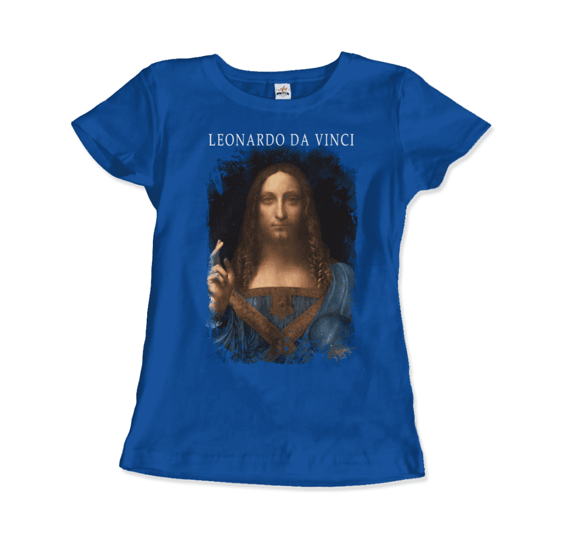 Leonardo Da Vinci, Salvator Mundi, 1499~1510 Artwork T-Shirt-14