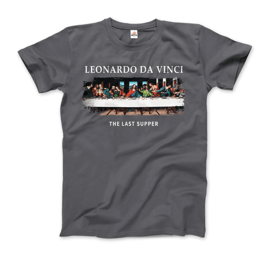 Leonardo Da Vinci - The Last Supper Artwork T-Shirt-10