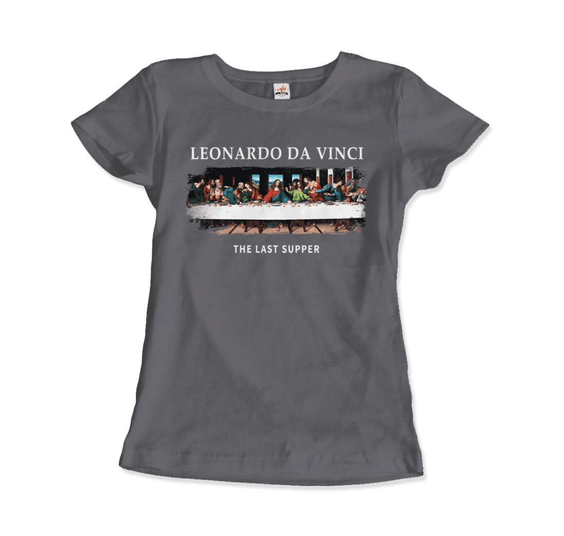 Leonardo Da Vinci - The Last Supper Artwork T-Shirt-16