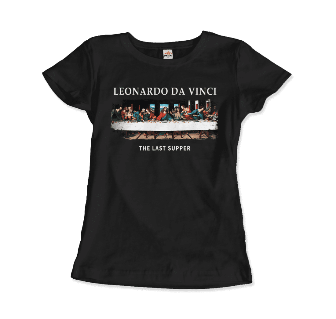 Leonardo Da Vinci - The Last Supper Artwork T-Shirt-11